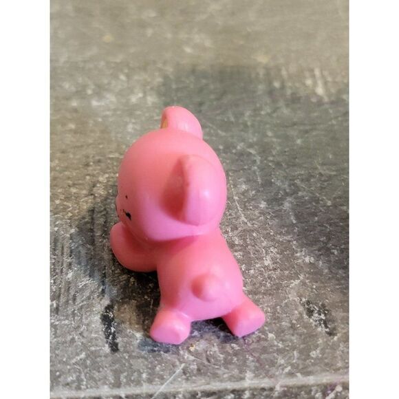 Shopkins moose pink sleeping teddy bear toy figure - Picture 3 of 5